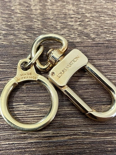 Louis Vuitton Gold Metal Keychain Bag Charm, Made In France, Very Good Cond.