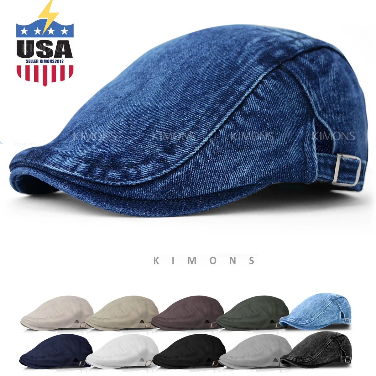 Gorro De Invierno Con Visera Para Hombre - Tipo 'vendedor De Periódicos', De Punto Acrílico, Talla única, Cálido Y Cómodo
