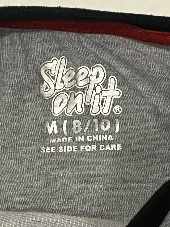 ✨ Мальчики размер средний (8/10), Sleepwear, клетку, длинным рукавом, Топ, огнестойкий✨ - Изображение 4 из 4