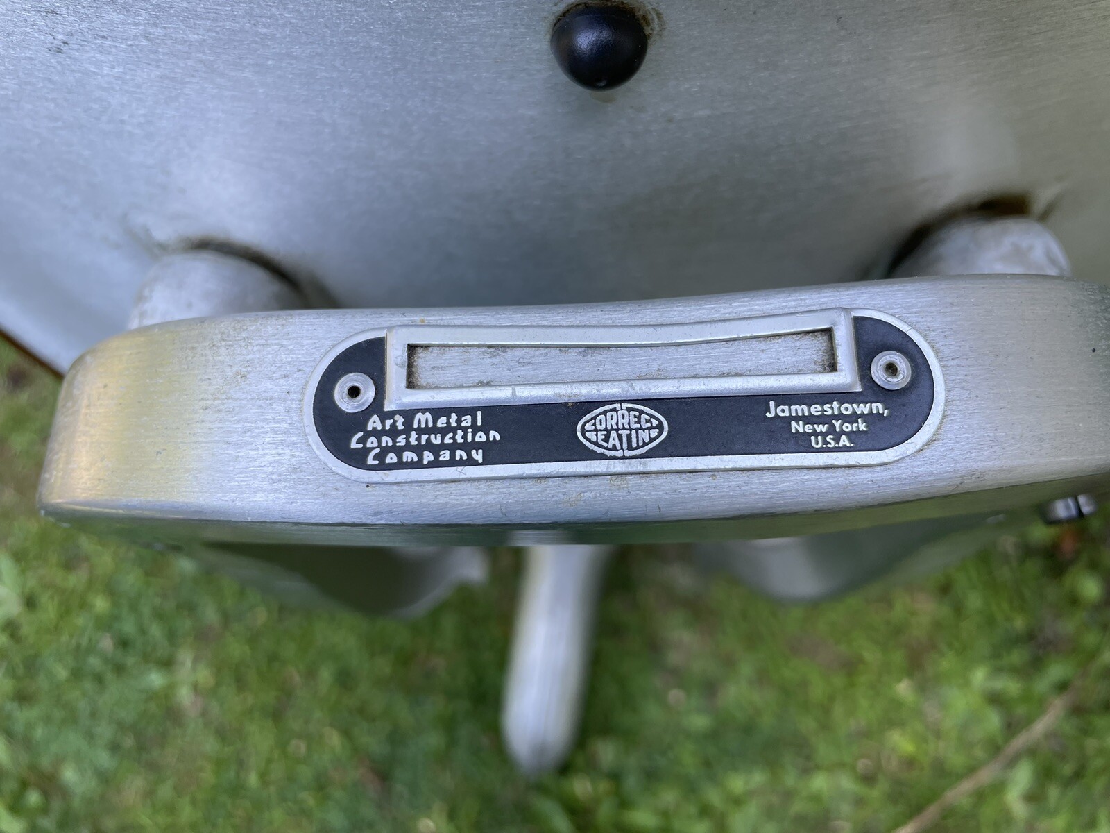 Art Metal Construction Co. Correct Seating 1950s Vintage Swivel Desk