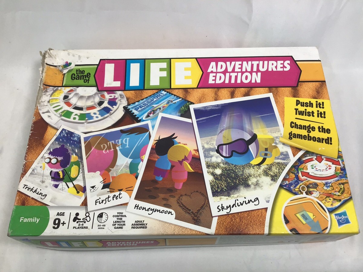 Life game of Adventures Edition 09060 Instructions - Hasbro