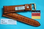 Watch Strap Louisiana Croc Calf Watch Band Medium Brown 22,20,19,18,17,16mm / 94