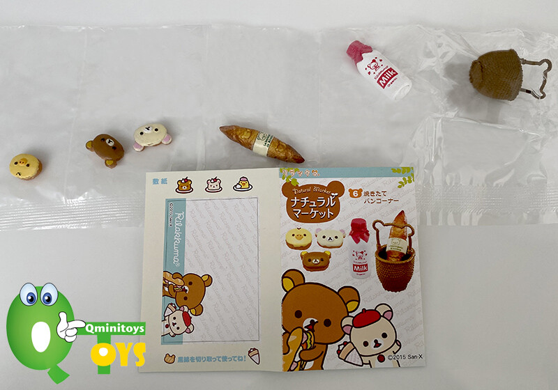 Miniature Rilakkuma Natural Market Full Set of 8 Refrigerator