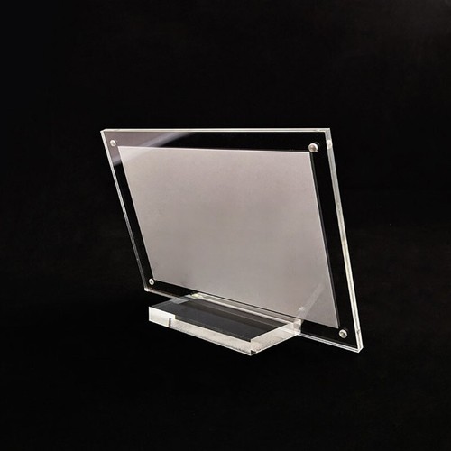 Acrylic Photo Frame Picture Holder Standing Certificate Display Clear 5 Sizes - Picture 33 of 47