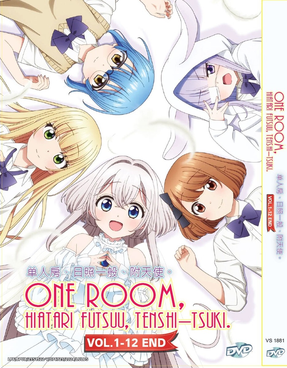 アニメ Diary Room97 ANIME DVD ONE ROOM, HIATARI FUTSUU, TENSHI-TSUKI. VOL.1-12 END