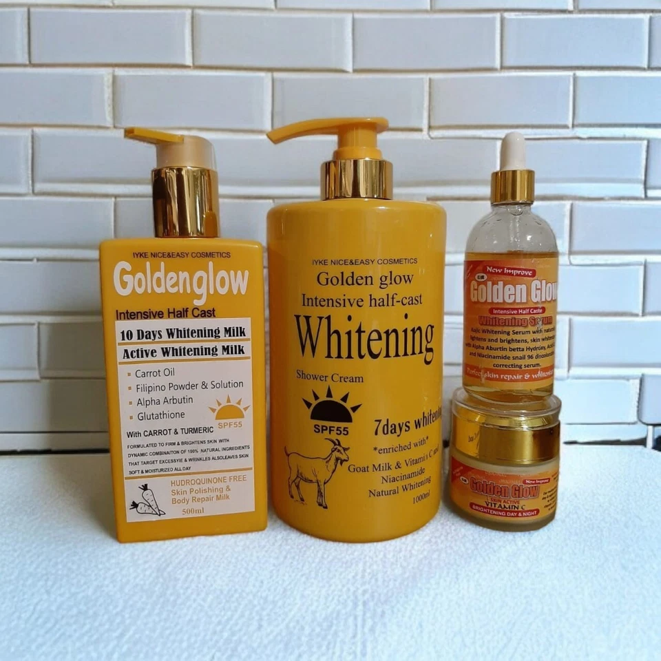 Golden Glow Active Intensive Goat Milk Shower Cream, Lotion, Serum & Face Cream - Image 2 of 4