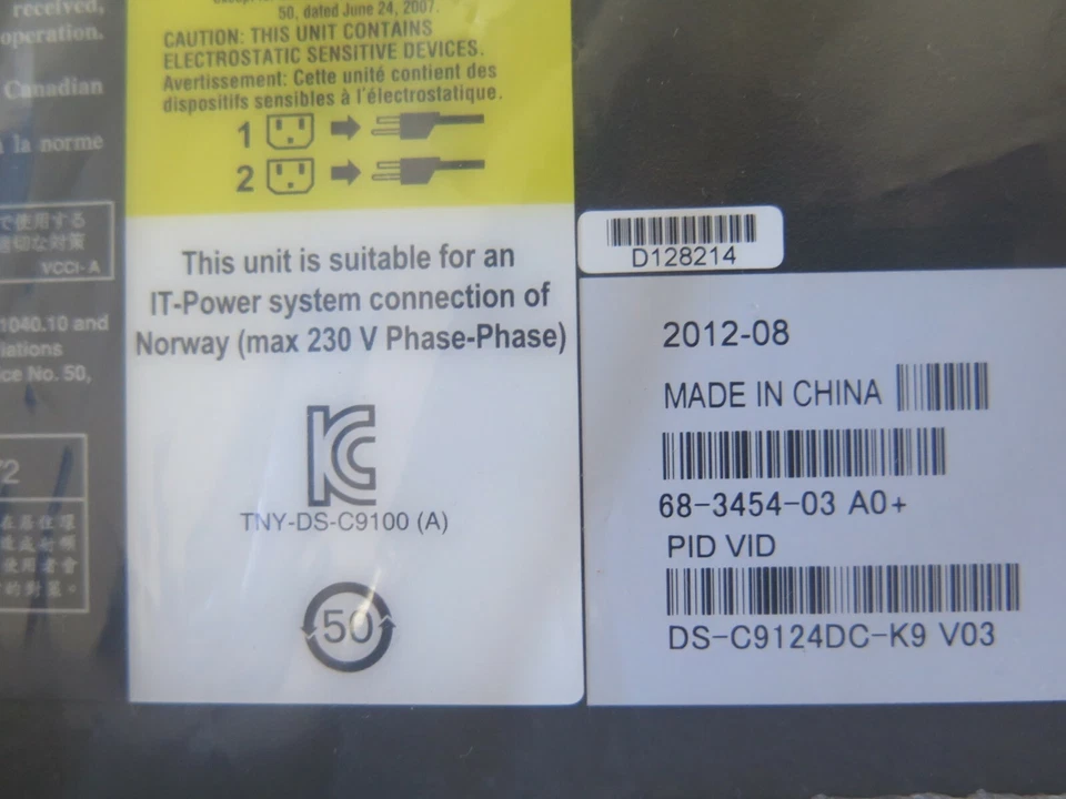 Cisco 68-3454-03 DS-C9124DC-K9 24-Ports Fibre Channel 4Gbps FC Switch - Image 3 of 3