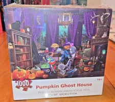 PUMPKIN GHOST HOUSE JIGSAW PUZZLE 1000 PIECE NEW & SEALED