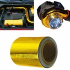 5m x 50mm Hitzeschutz Band selbstklebend Auspuff Gold Klebeband Reflektierend DE