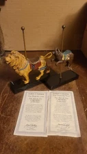 The Hamilton Carousel Collection The Majestic Lion & Dancing Bear