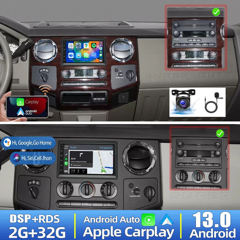 Radio de coche 2G+64G para Ford F150/F250/F350/E250/E350 Edge Fusion