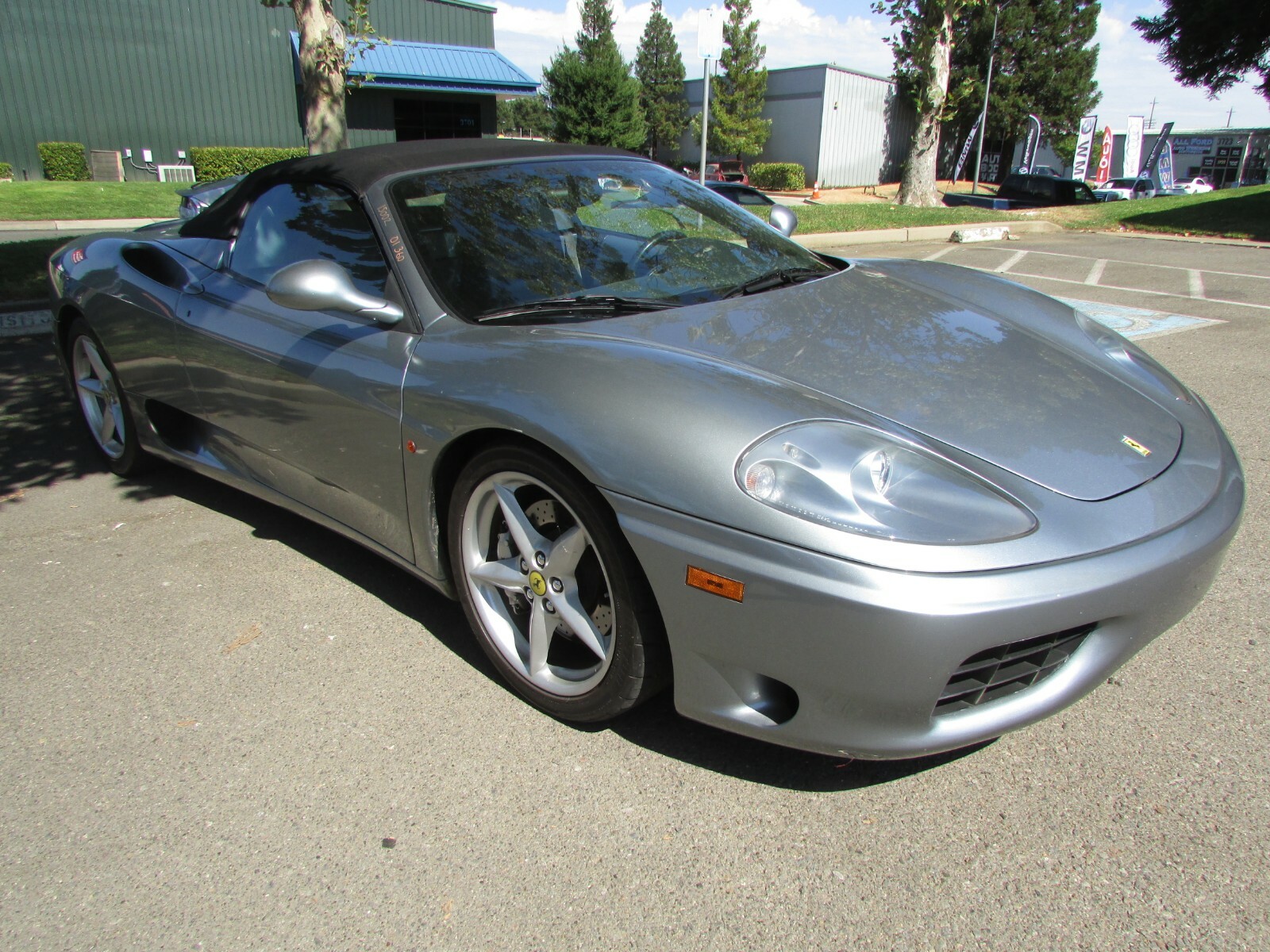 Ferrari 360, Rear Convertible Top Tonneau Panel Cover, Used P/N 66461700