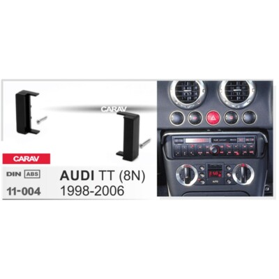 1Din Car Radio Fascia Panel for AUDI TT Stereo Dashboard Cover Frame Trim Kit
