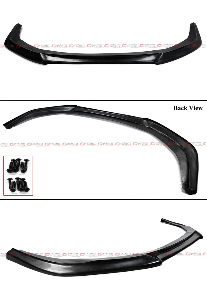 Parachoques delantero divisor de alerón labial para Scion tC JDM GT 2014-16 estilo PU sin pintar Foto 3 de 4