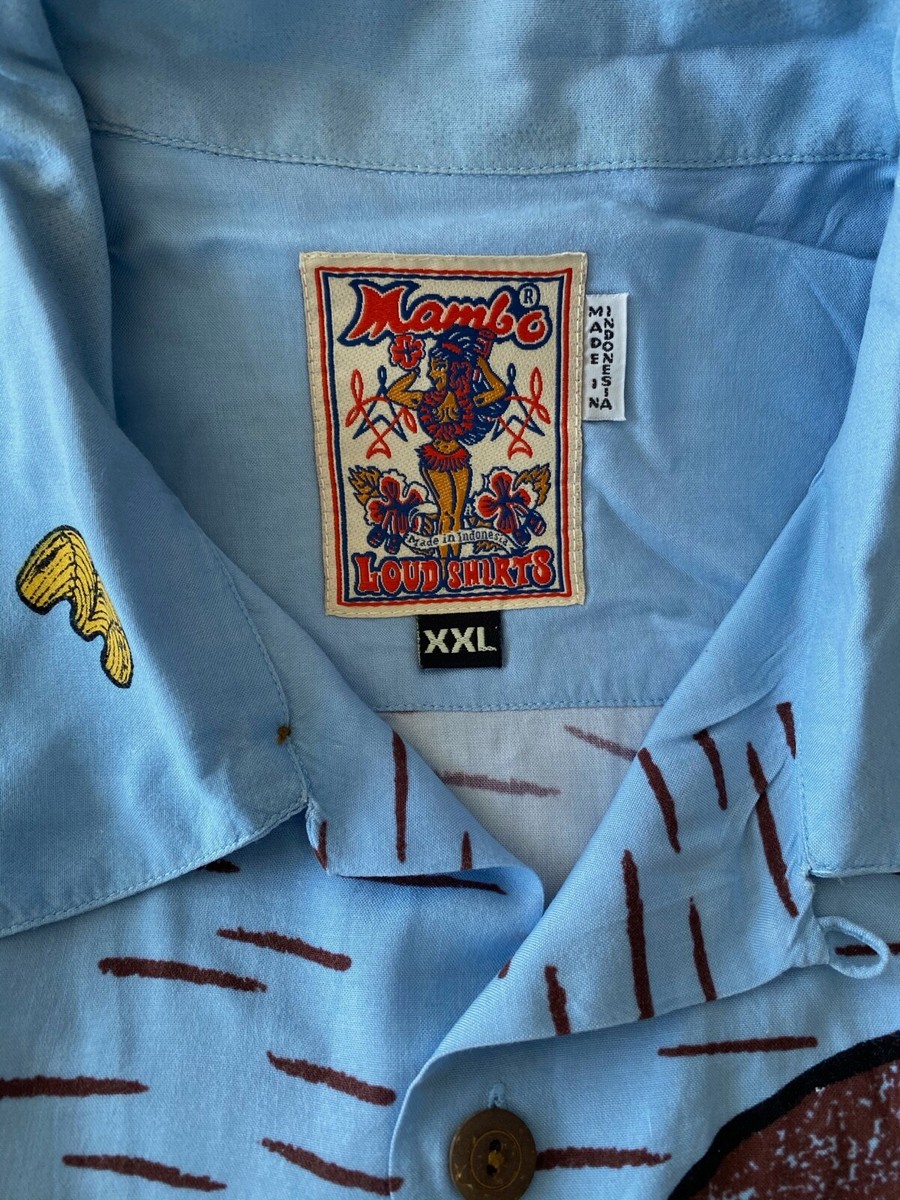 MAMBO LOUD SHIRT LOST WEEKEND BY REG MOMBASSA 2001 XXL 56