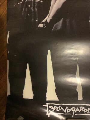 soundgarden poster 1996 22” x 34