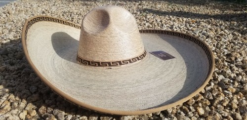 Mexican Hat Charro Straw Size 7 3/4 