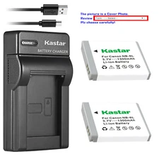 Kastar NB-6L Battery Charger for Canon PowerShot S95 SD770 IS SD980 IS SD1200 IS