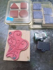 Stampin' Up Wood Block Stamp Sets Lot Of 18 Blocks.