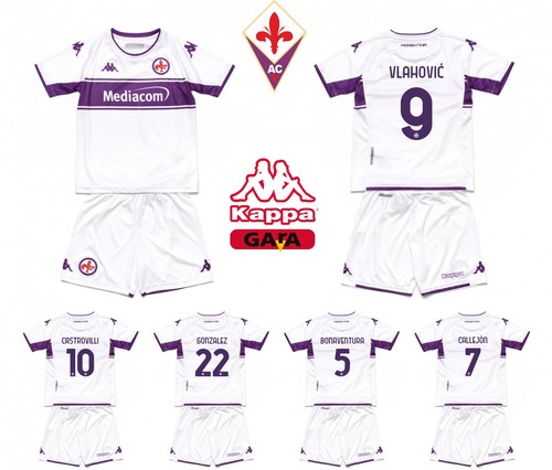 Kappa Pantaloncini Gara Home \u0026 Away Fiorentina Junior 20/21 Viola Negozio  Online | Tifoshop