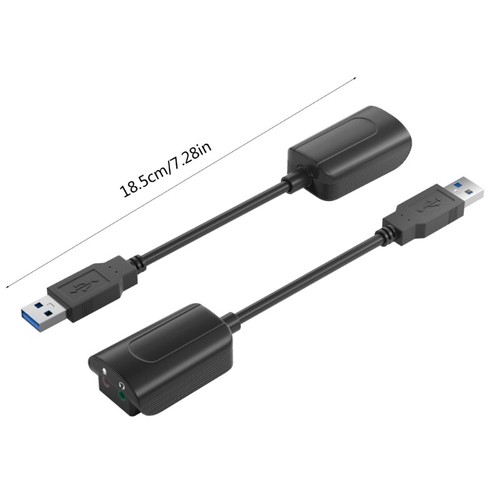 Usb 7.1 Sound Card External Independent Sound Cards 3.5 Audios Converter - Afbeelding 8 van 8