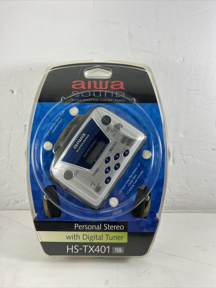 Aiwa Tx401 Am/fm Stereo Radio Cassette Player Digital Super