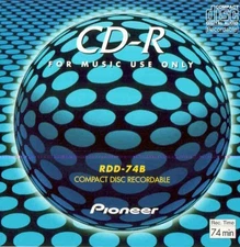 Pioneer CD-R for music use only 40 pcs./ 4 Box