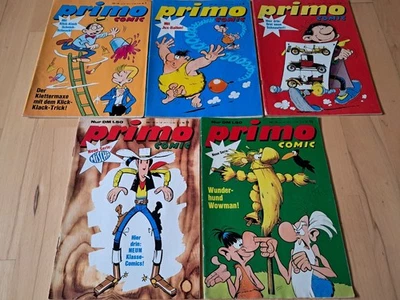 Primo - Konvolut 5 Comichefte von 1972 Lucky Luke, Jo-Jo, Prinz Eisenherz... - Bild 1 von 3