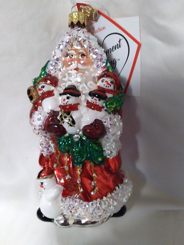 2025 Ornament King/Heartfully Yours Nicky Chilly NWT Approx. 6"H Made in Poland