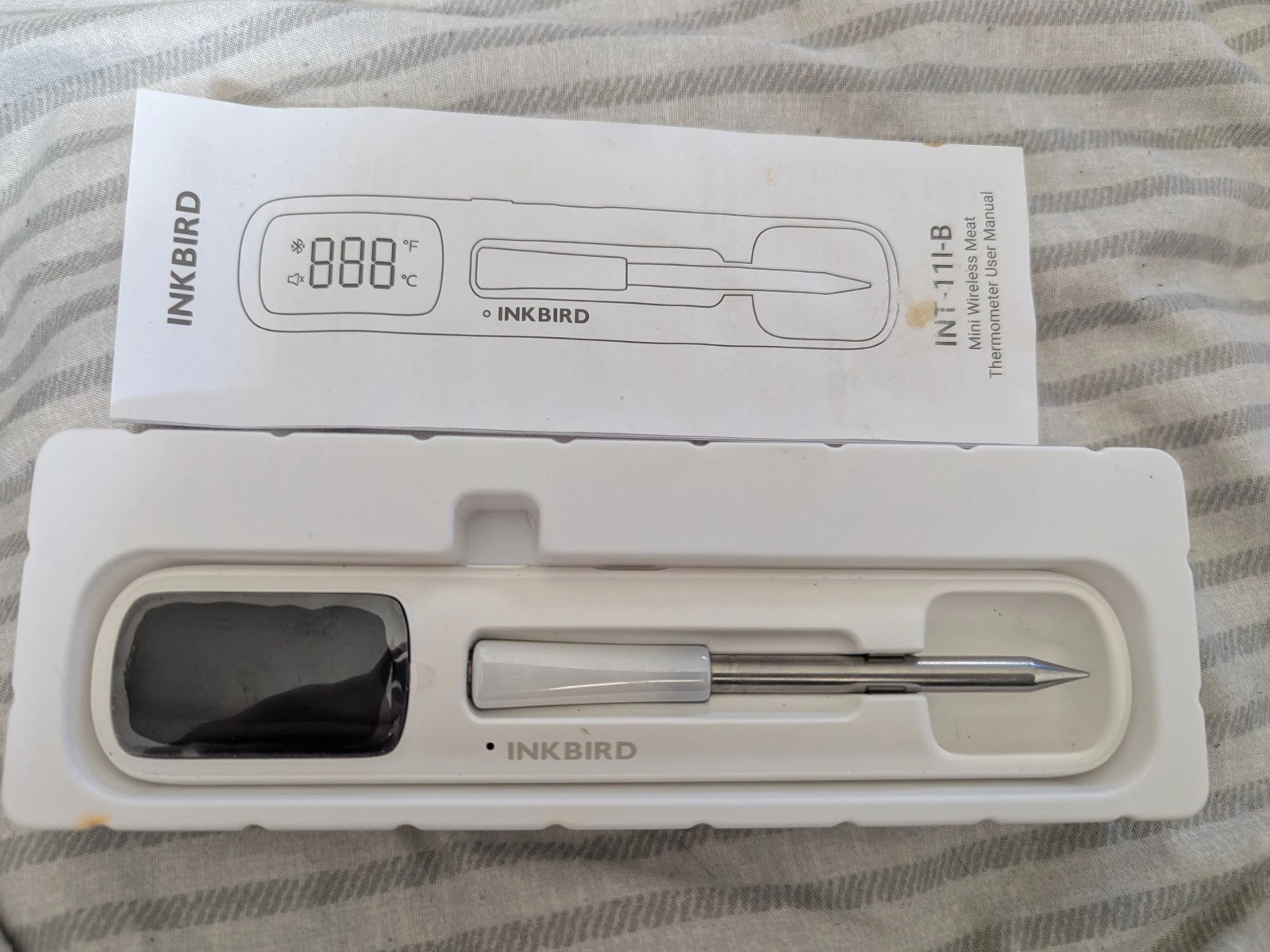 INKBIRD Bluetooth Meat Thermometer INT-11I-B Wireless BBQ Food Probe Waterproof
Opens in a new windo
