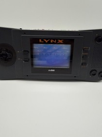 Atari Lynx Model 1 Console VINTAGE With Case and 4 Games All Tested Works Great