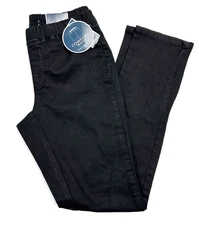 Karen Scott Comfort Waist Straight Leg Pants Petite Small Black Pull On