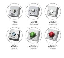 Zinc Alloy Door Push Button Switch Exit Opener Sensor Access Control System Tool