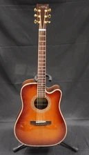 (RI3) Zager ZAD-900CE 6-String Acoustic Electric Guitar w/ Hard Case