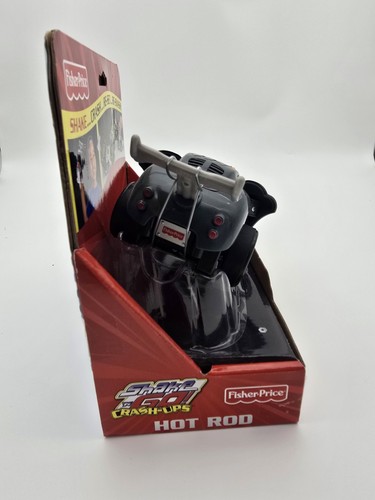 FISHER PRICE - SHAKE & GO CRASH-UPS HOT ROD Negro Desde 2007 - NUEVO - VINTAGE NOS - Imagen 4 de 7