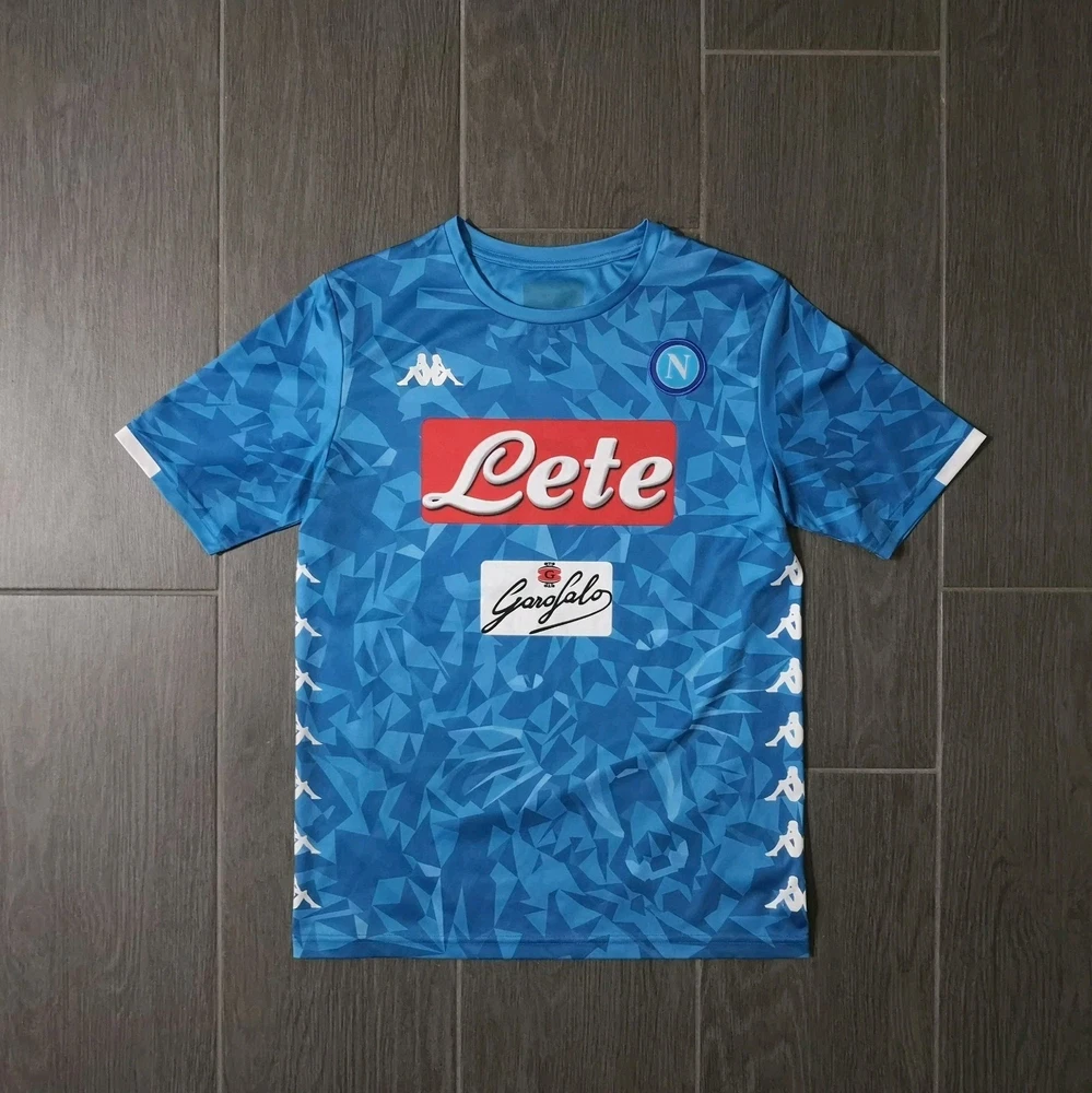 SSC Neapel 2018/19 Heim Trikot Größe: XS Fußball Pasha-Style Y2K Kappa Fans