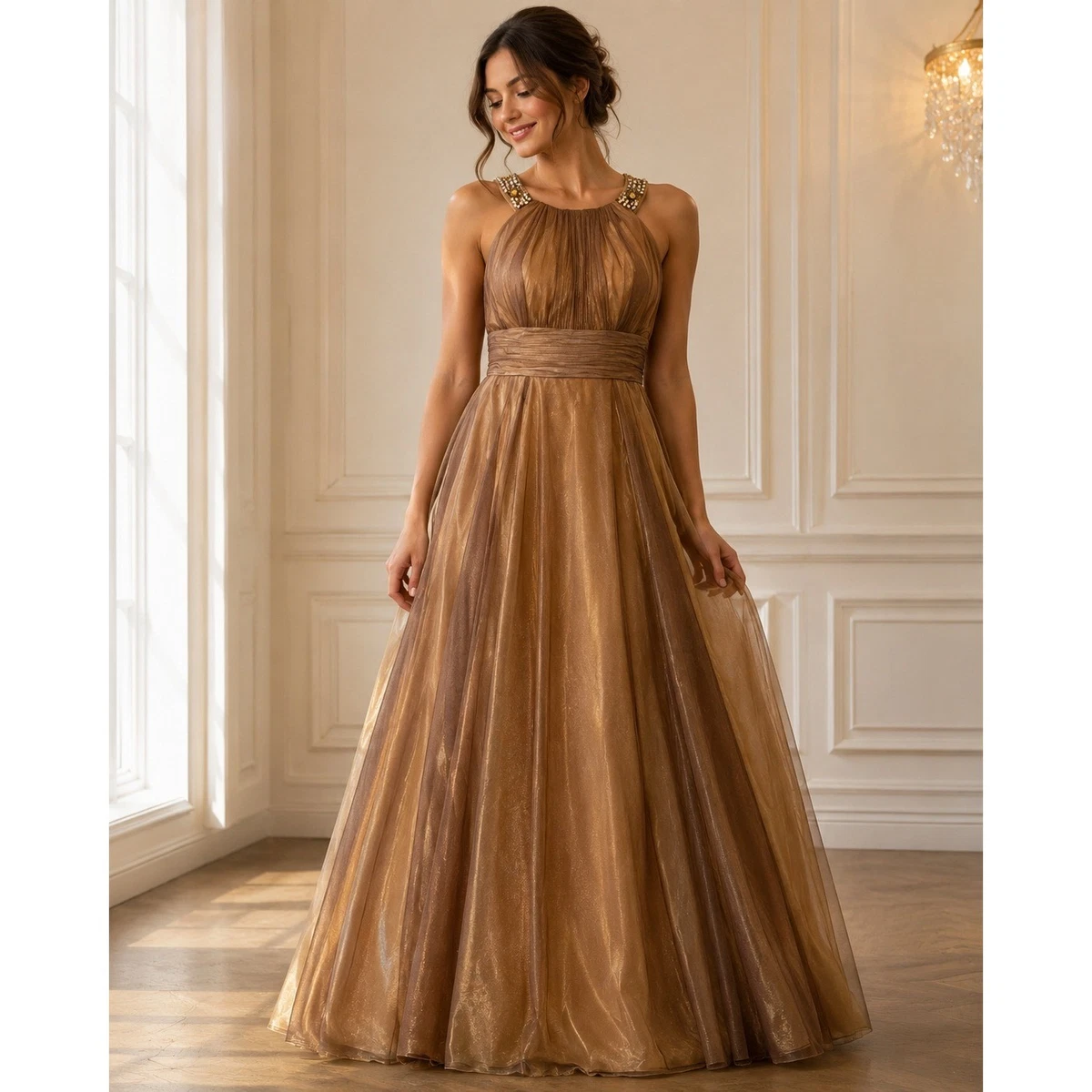 cachet gold dress Formal Dresses for Women for sale Pageants