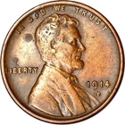 1914-D 1C Lincoln Wheat Cent VF(Light Corrosion) K19278