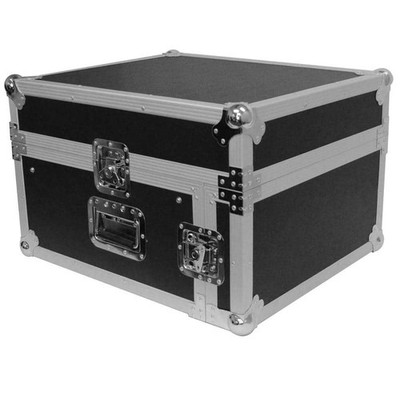 Seismic Audio 4U Rack Case with Slant Mixer Top 4 Space Mount SAMRC-4U