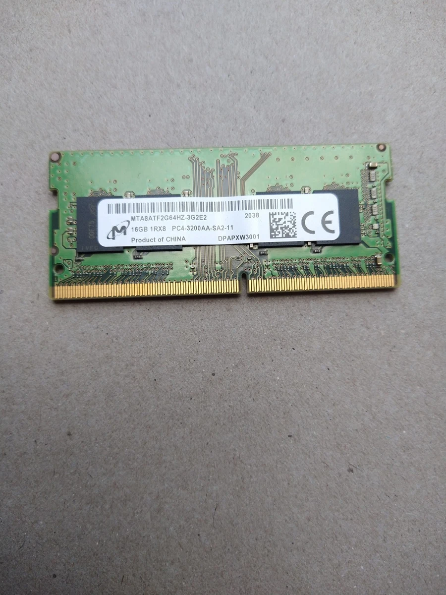 Micron DDR4 SDRAM 16 GB Total Capacity Memory (RAM) for sale | eBay