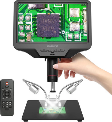 AD409 HDMI Digital Microscope, 10.1 Inch LCD Screen Soldering Microscope, 300X U