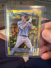 2025 Bowman Jack Lines Chrome Prospects Sapphire Edition Yellow  /75 #BCP-64🔥📈
