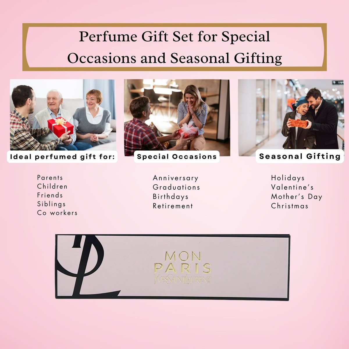Yves Saint Laurent Mon Paris 4 Piece Mini Perfume Gift Set