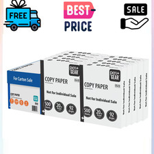 Pen Gear Copy Paper 8.5x11 92 Bright 20lb 10 Ream 5000 Sheets