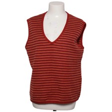 Flomax, Pullunder, Größe: XL, Rot/Mehrfarbig, Streifen, Feinstrick, Damen #lcq