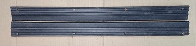 1987-1996 Ford F150 F250 F350 Front Door Sill Scuff Entry Plate Trim Pair OEM
