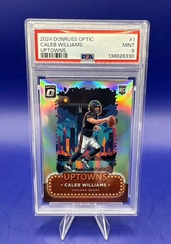 2024 Panini Donruss Optic - Uptowns Caleb Williams #1 (RC) PSA 9