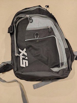 STX Lacrosse AS BPSD BK/XX Sidewinder Lacrosse Backpack Black/Gray