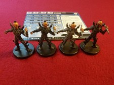 Star Wars Miniatures Legacy of the Force 60 CLEARANCE x4 Yuuzhan Vong Warrior