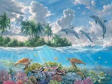 Diamond Art Club "Catching Rays" by Abraham Hunter Retired Design